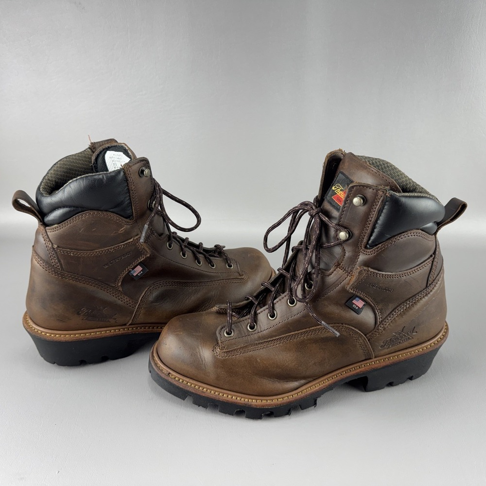 Thorogood Logger 6" Non Safety Boots Mens 10.5 2E Waterproof Work Hiking Outdoor